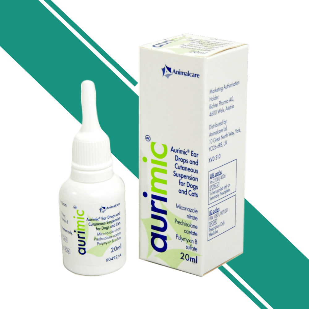 Aurimic Otic and Cutaneous Suspension (20ml) – For Cats and Dogs